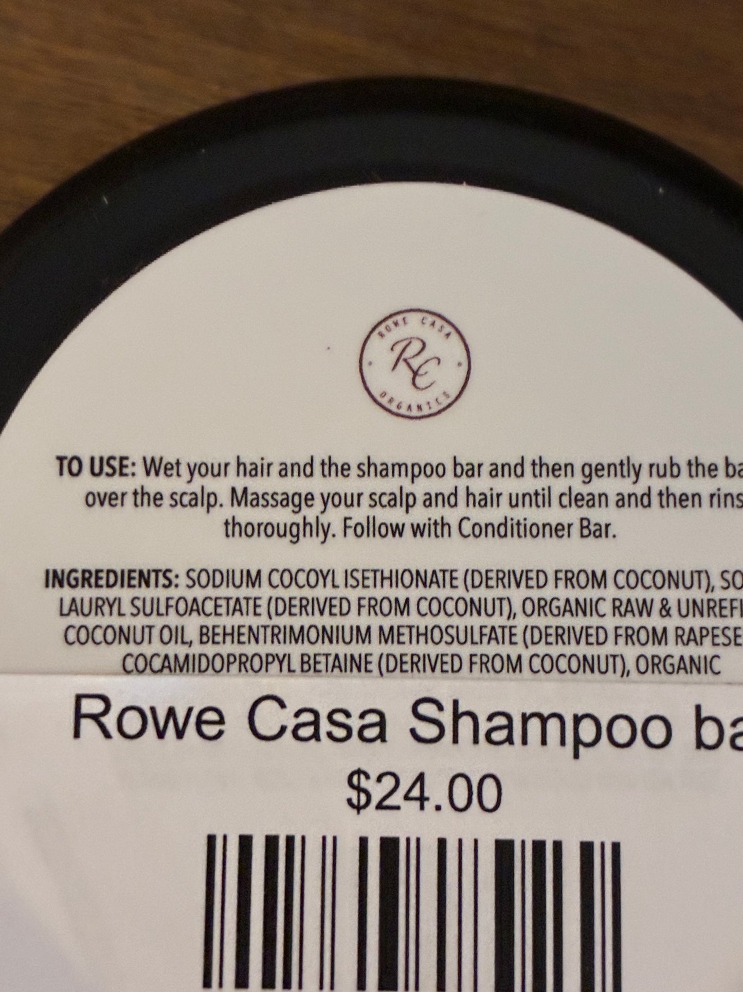 Rowe Casa Shampoo bar