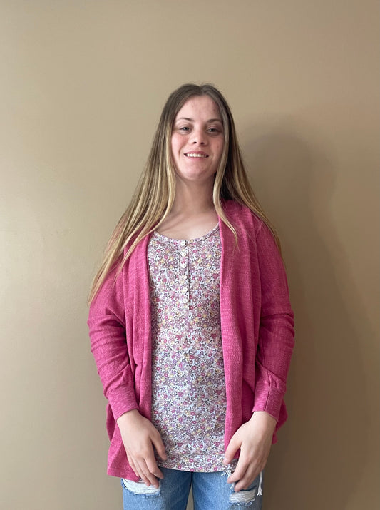 Pretty in Pink Cardigan