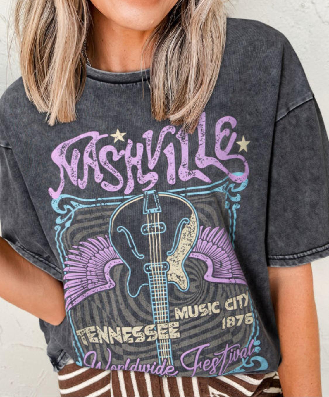 Black Nashville TN Graphic