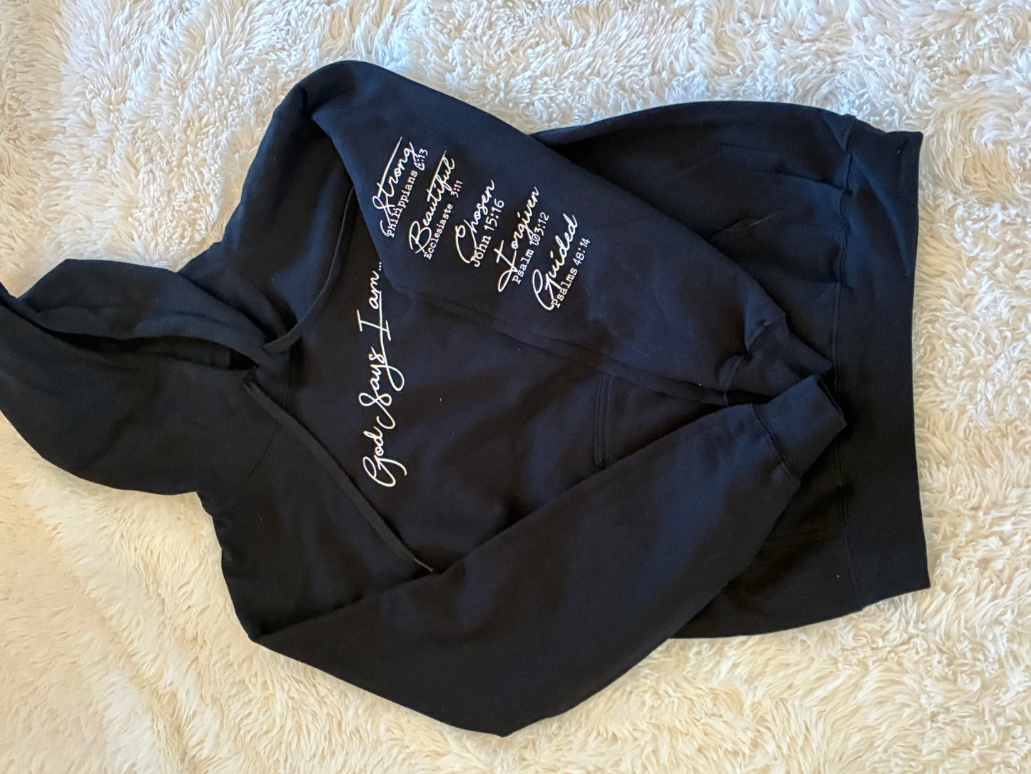 God says I am Graphic hoodie