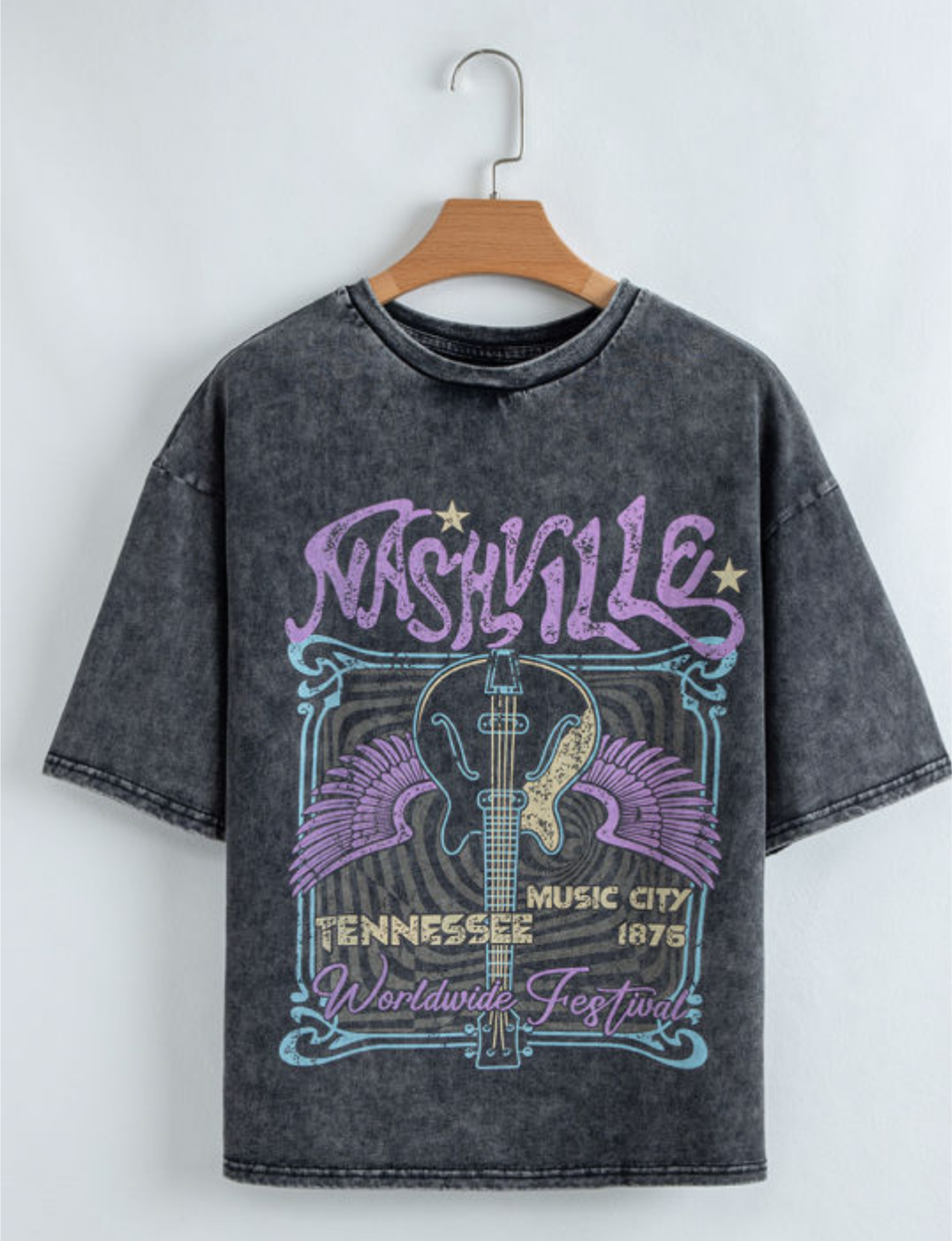 Black Nashville TN Graphic