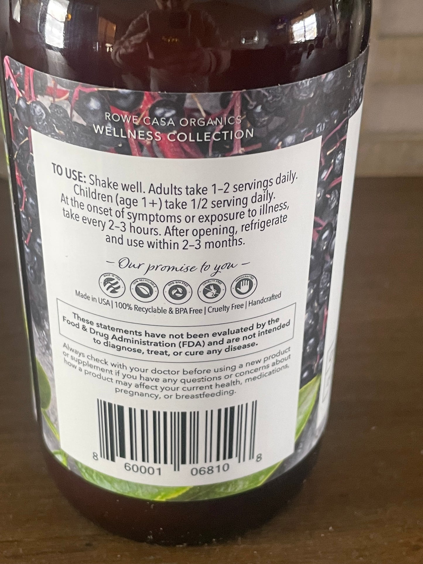 Rowe Casa Elderberry Immune Support