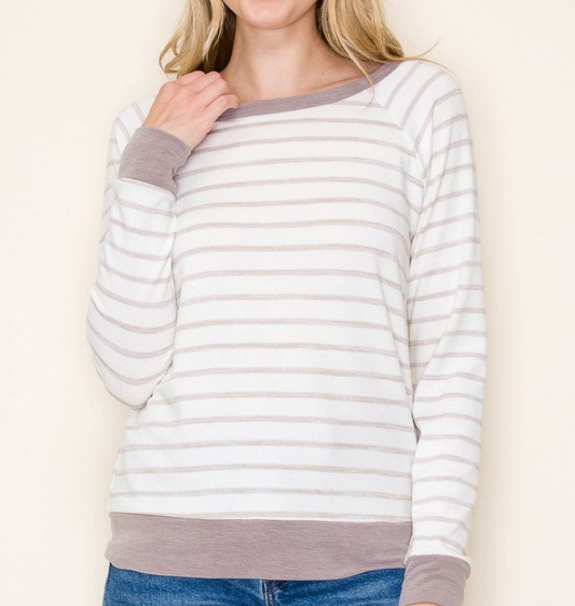 Taupe Stripe