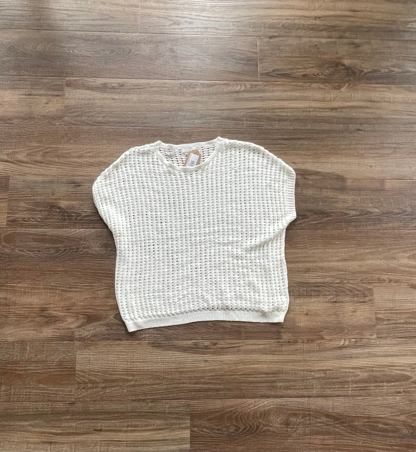 Feeling the vibes knit sweater- off white