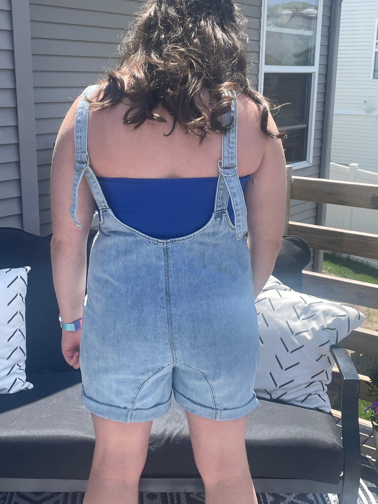 Denim Romper