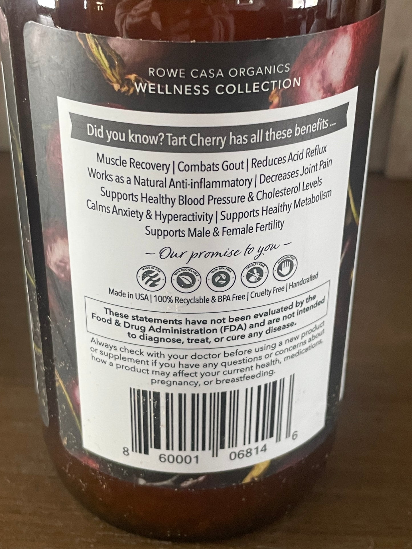 Rowe Casa Tart CHerry Sleep Support