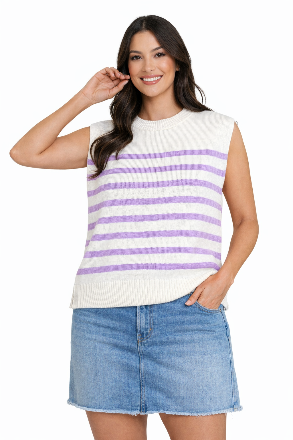 Lilac Love Sweater Vest