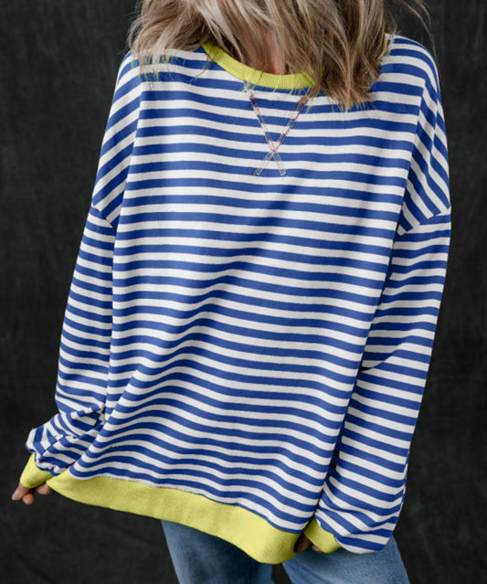 Blue Stripe Contrast