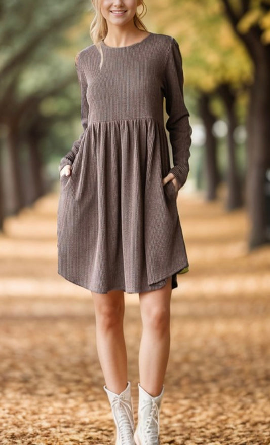 Cocoa Rubbed dress