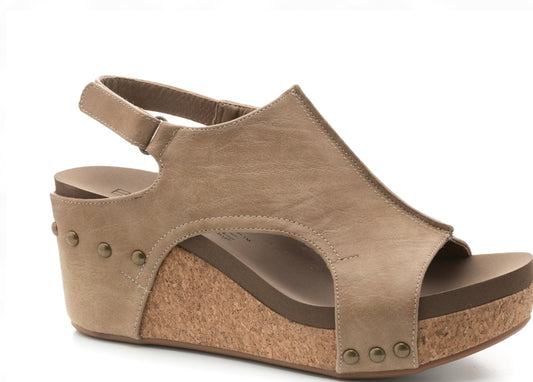 Taupe Carley Wedge